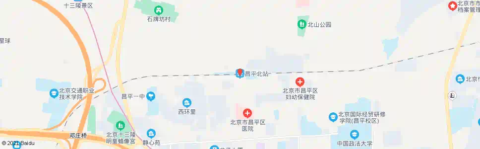 北京昌平北站路口东_公交站地图_北京公交_妙搜公交查询2025