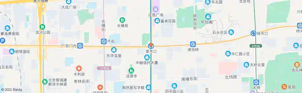 北京菜市口_公交站地图_北京公交_妙搜公交查询2025