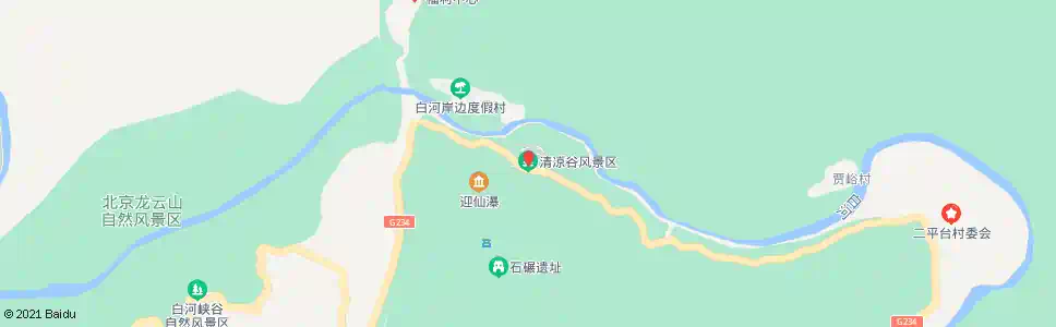 北京清凉谷_公交站地图_北京公交_妙搜公交查询2025