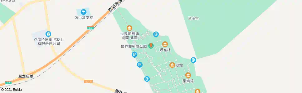 北京世界葡萄博览园西口_公交站地图_北京公交_妙搜公交查询2025
