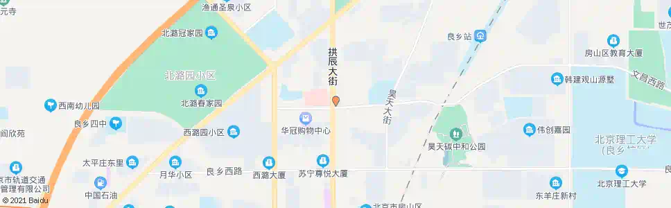 北京良乡医院(北)_公交站地图_北京公交_妙搜公交查询2025