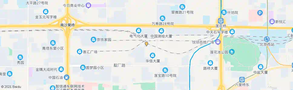 北京电井房_公交站地图_北京公交_妙搜公交查询2025