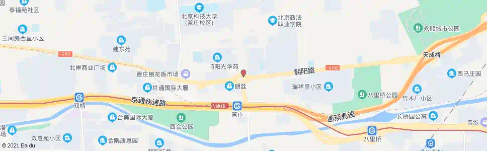 北京二毛环岛_公交站地图_北京公交_妙搜公交查询2025
