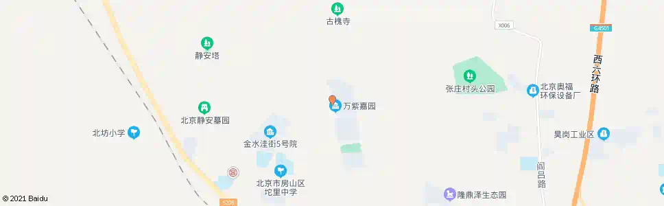 北京万紫嘉园_公交站地图_北京公交_妙搜公交查询2025