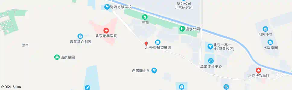 北京温泉苗圃_公交站地图_北京公交_妙搜公交查询2025