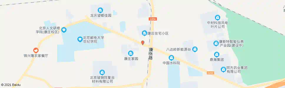 北京康庄小区_公交站地图_北京公交_妙搜公交查询2025