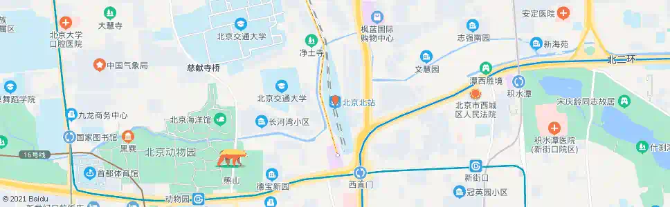 北京张家坟北_公交站地图_北京公交_妙搜公交查询2025