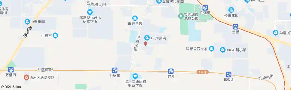 北京群芳二园_公交站地图_北京公交_妙搜公交查询2025