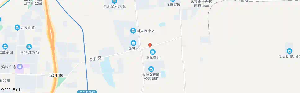 北京营房西_公交站地图_北京公交_妙搜公交查询2025