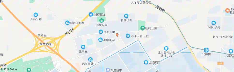 北京晓康东里_公交站地图_北京公交_妙搜公交查询2025