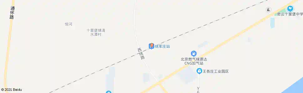 北京统军庄(京密路)_公交站地图_北京公交_妙搜公交查询2025