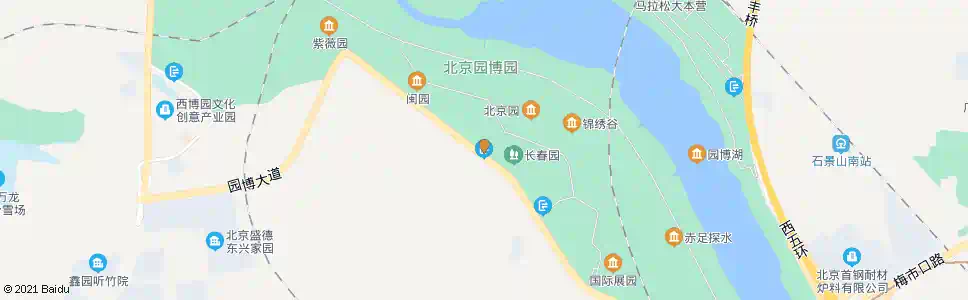 北京园博园4号门_公交站地图_北京公交_妙搜公交查询2025