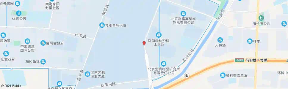 北京博兴三路中路_公交站地图_北京公交_妙搜公交查询2025