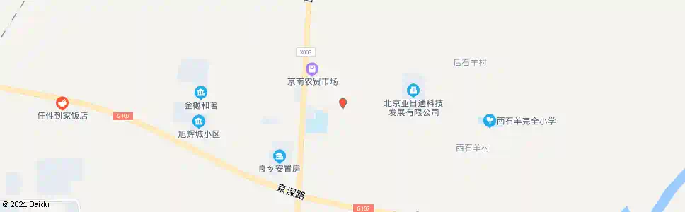 北京官道村东_公交站地图_北京公交_妙搜公交查询2025