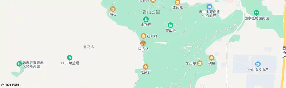 北京快活林_公交站地图_北京公交_妙搜公交查询2025