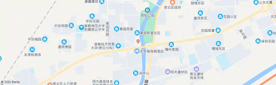 北京密云西大桥_公交站地图_北京公交_妙搜公交查询2025