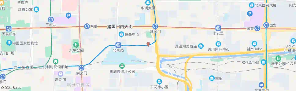 北京上地东街中路_公交站地图_北京公交_妙搜公交查询2025