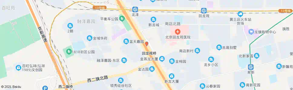 北京京昌路回龙观北_公交站地图_北京公交_妙搜公交查询2025