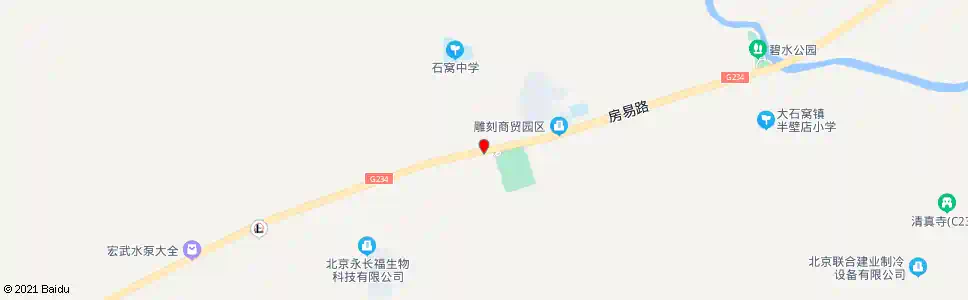 北京石窝_公交站地图_北京公交_妙搜公交查询2025