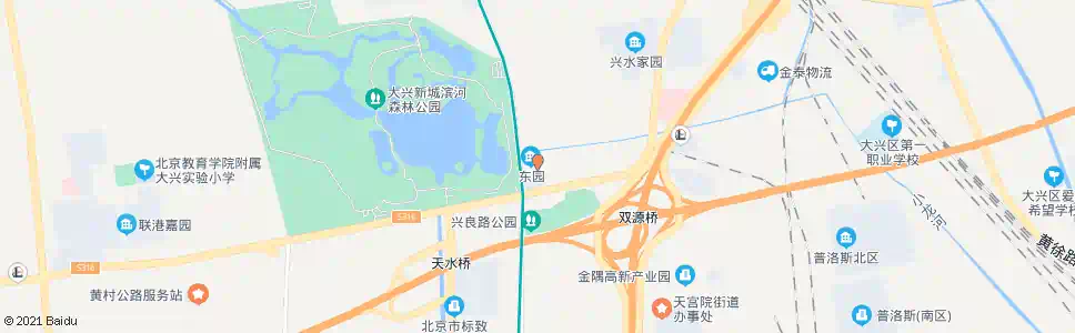 北京新源大街北口_公交站地图_北京公交_妙搜公交查询2025
