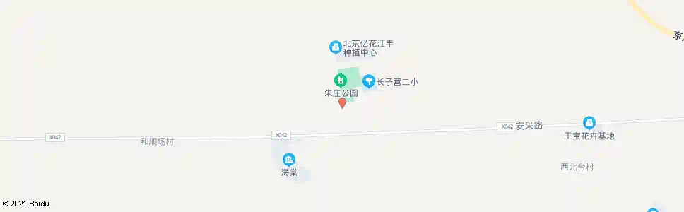 北京朱庄西口_公交站地图_北京公交_妙搜公交查询2025
