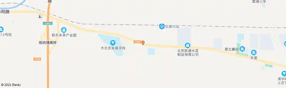 北京前章村_公交站地图_北京公交_妙搜公交查询2025