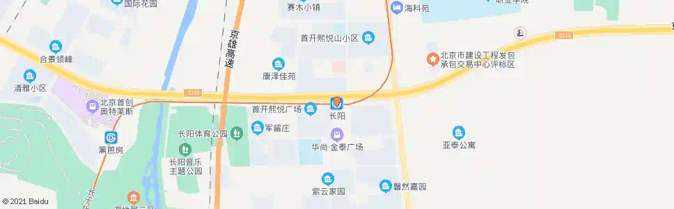 北京长阳路口_公交站地图_北京公交_妙搜公交查询2025
