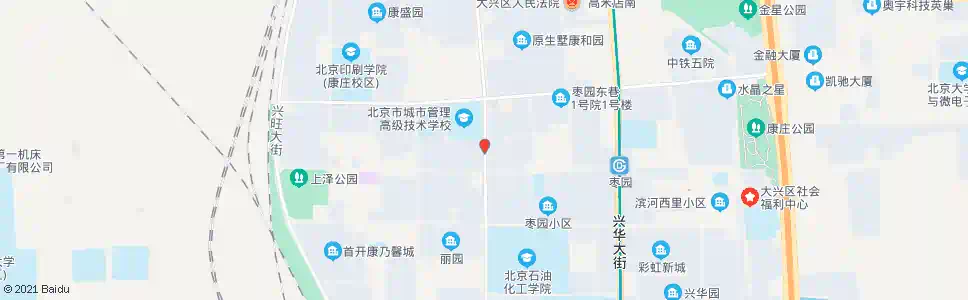 北京枣园路口北_公交站地图_北京公交_妙搜公交查询2025