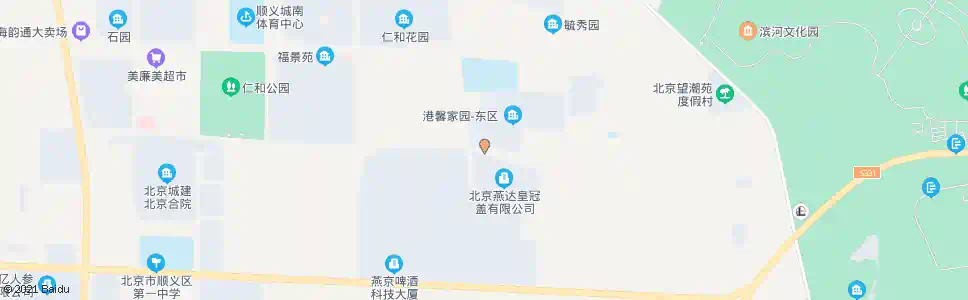 北京港馨东区_公交站地图_北京公交_妙搜公交查询2025