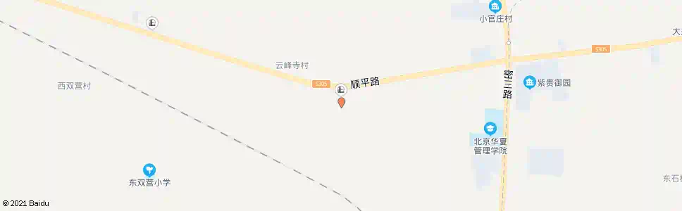 北京云峰寺路口_公交站地图_北京公交_妙搜公交查询2025