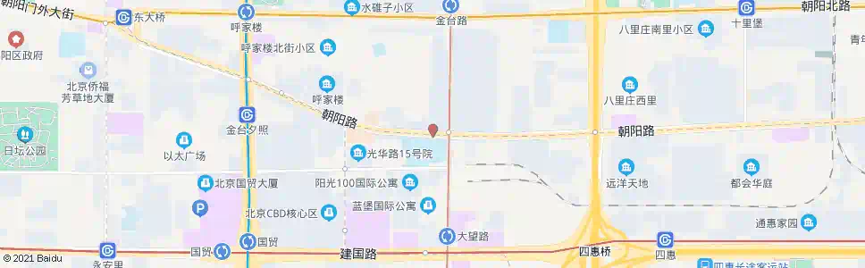 北京红庙路口西_公交站地图_北京公交_妙搜公交查询2025
