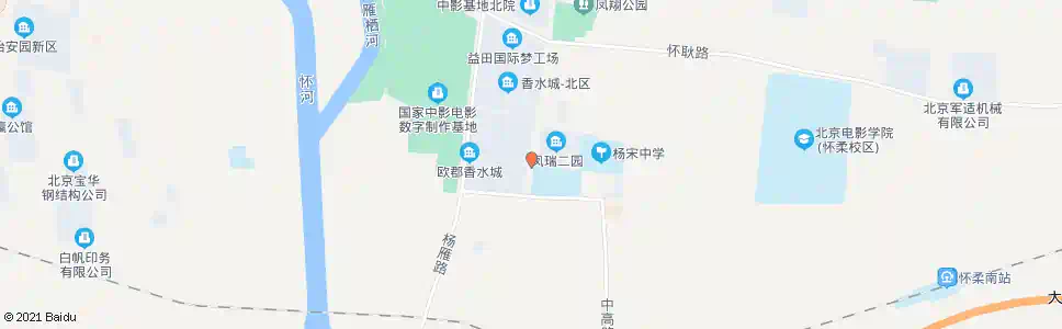 北京凤瑞一园_公交站地图_北京公交_妙搜公交查询2025