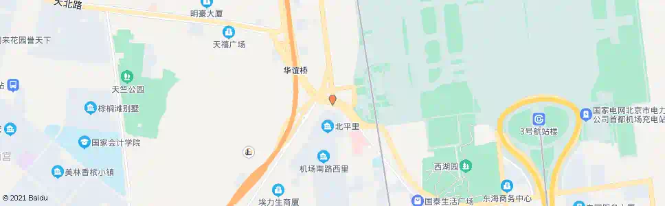 北京岗山路口_公交站地图_北京公交_妙搜公交查询2025