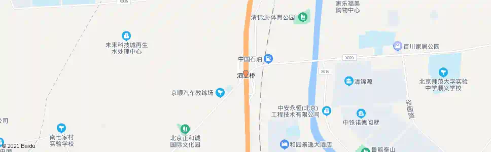 北京泗上桥_公交站地图_北京公交_妙搜公交查询2025
