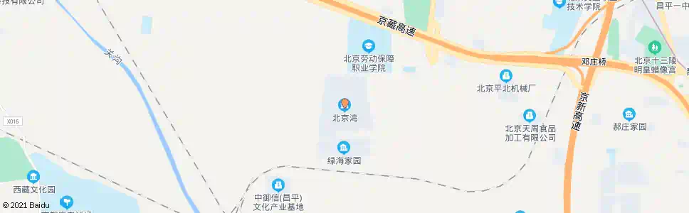 北京冯庄湾_公交站地图_北京公交_妙搜公交查询2025