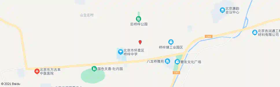 北京后桥梓_公交站地图_北京公交_妙搜公交查询2025