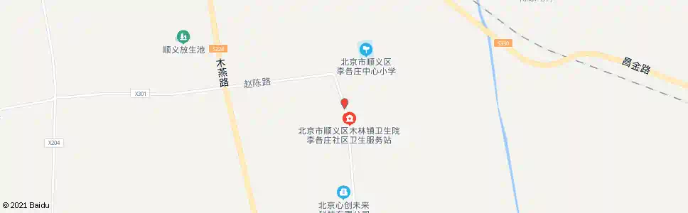 北京木林镇李各庄_公交站地图_北京公交_妙搜公交查询2025