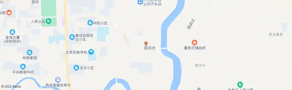 北京田园队总站_公交站地图_北京公交_妙搜公交查询2025