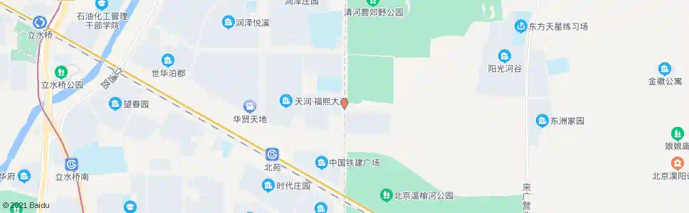 北京清河营中街东口_公交站地图_北京公交_妙搜公交查询2025