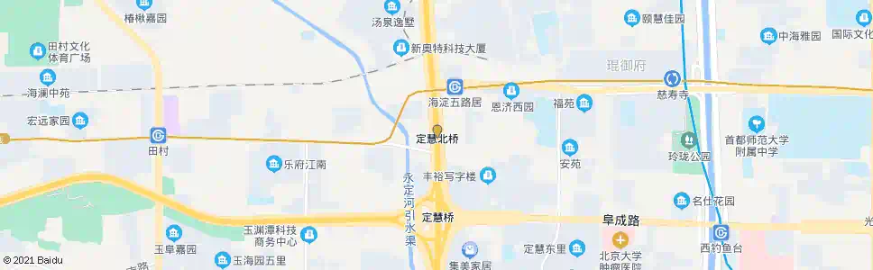 北京定慧北桥_公交站地图_北京公交_妙搜公交查询2025