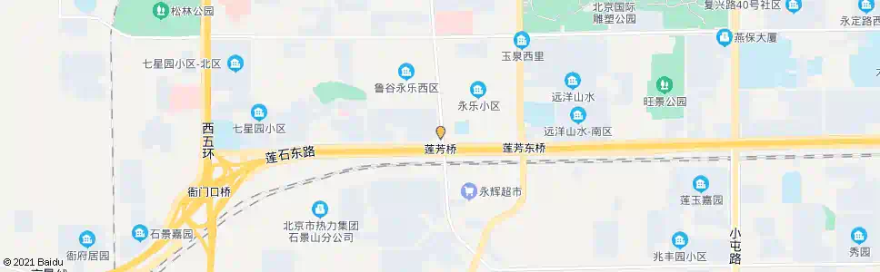 北京莲芳桥北_公交站地图_北京公交_妙搜公交查询2025