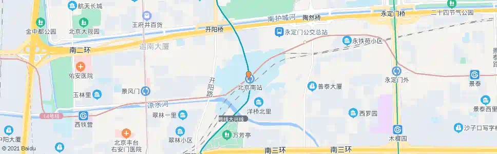 北京通胡路口南_公交站地图_北京公交_妙搜公交查询2025