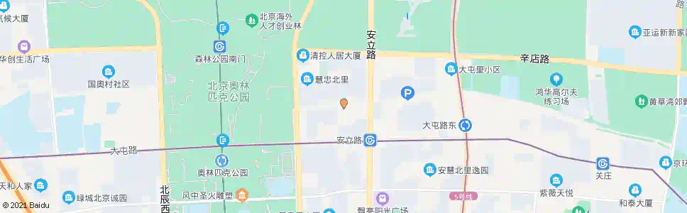 北京慧忠北里社区_公交站地图_北京公交_妙搜公交查询2025