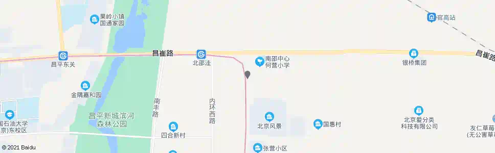 北京何营_公交站地图_北京公交_妙搜公交查询2025