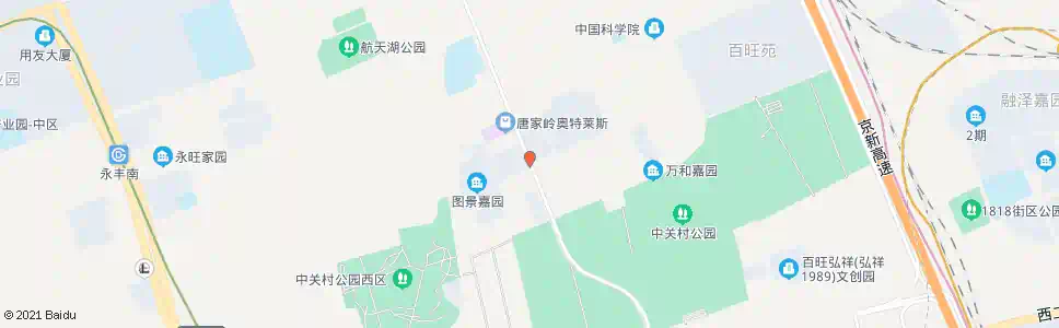 北京唐家岭新城_公交站地图_北京公交_妙搜公交查询2025