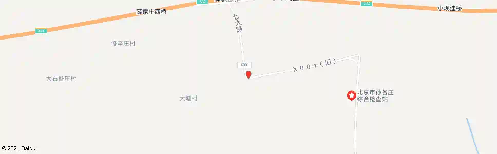 北京大塘东口_公交站地图_北京公交_妙搜公交查询2025