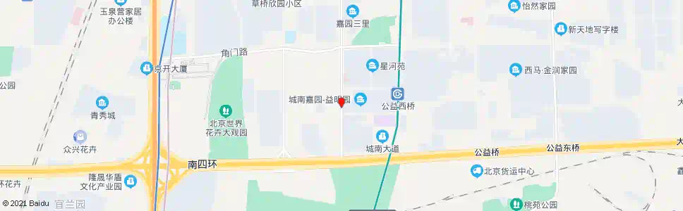北京城南嘉园_公交站地图_北京公交_妙搜公交查询2025