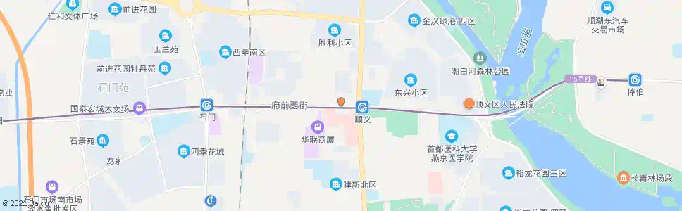 北京顺义站_公交站地图_北京公交_妙搜公交查询2025