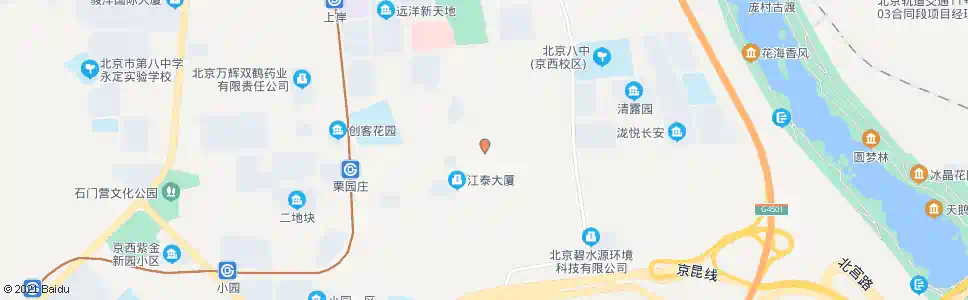 北京莲石湖西路东_公交站地图_北京公交_妙搜公交查询2025