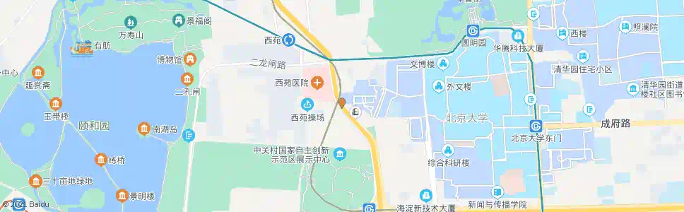 北京西苑医院_公交站地图_北京公交_妙搜公交查询2025
